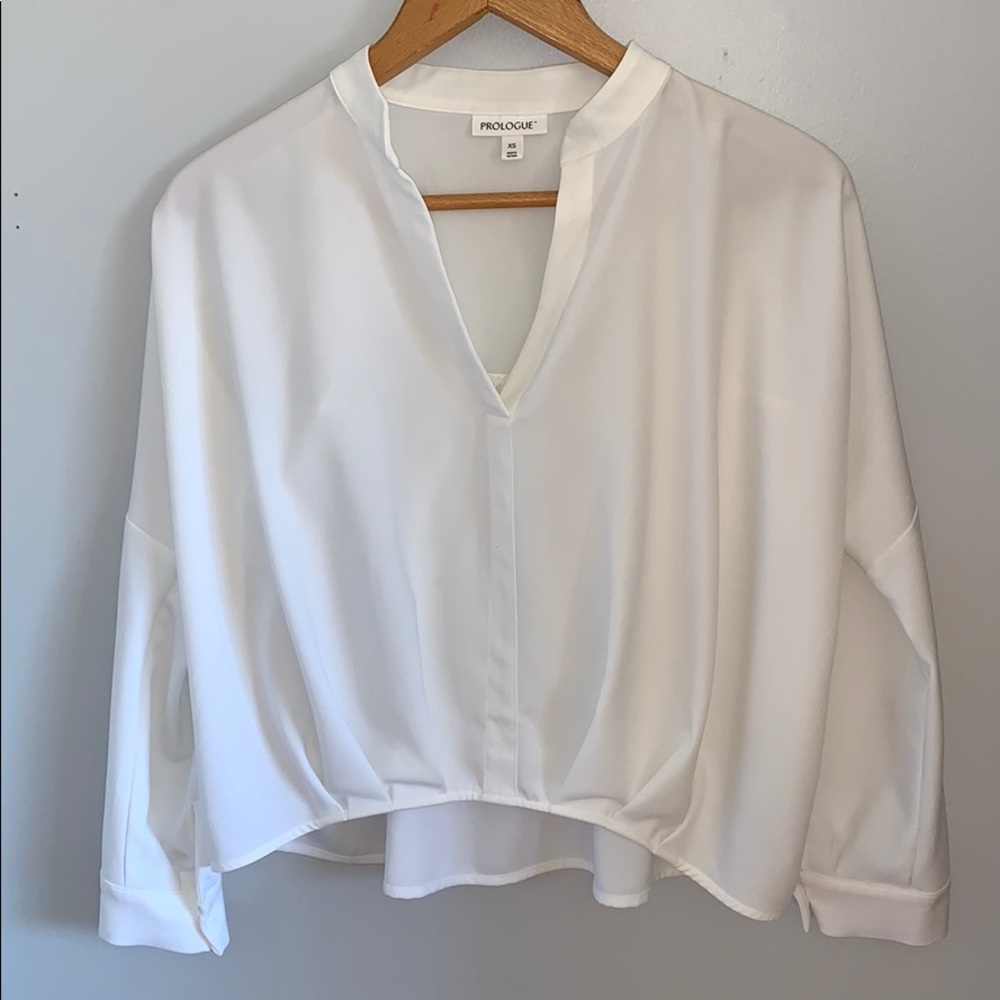 Prologue for Target long sleeve Fashion Top- White